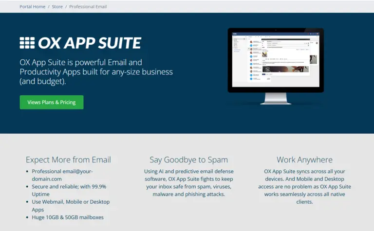 OX App suite screenshot